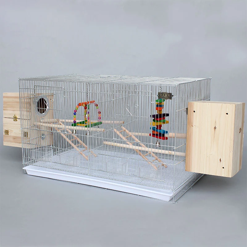 

Роскошная птичья клетка из нержавеющей стали для крупных птиц