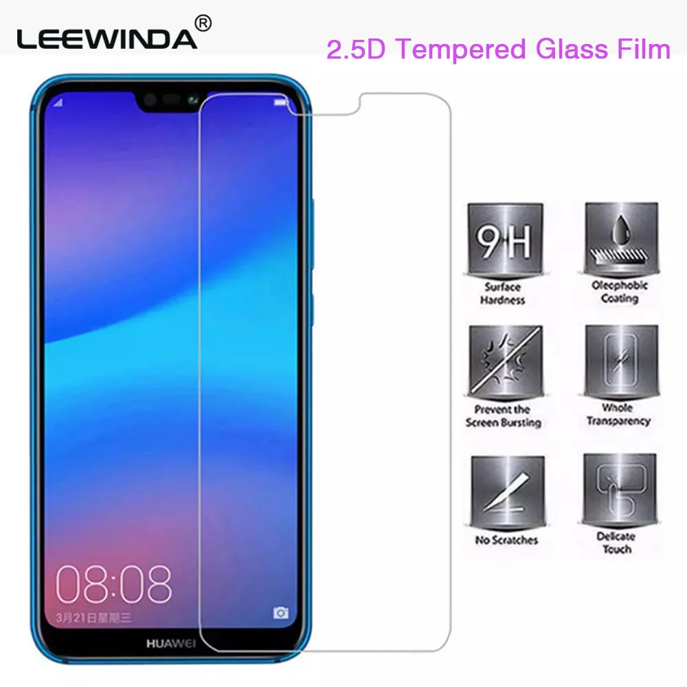 Закаленное стекло 2.5D для Huawei honro10 10i 10Lite Honor 8 8A 8Lite Honor20S 20i 20Pro тонкая защитная