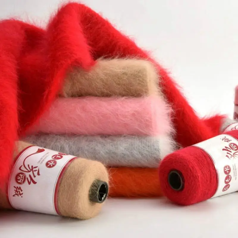 100 + 40 г длинная плюшевая ручная вязка норковая кашемировая пряжа высокое