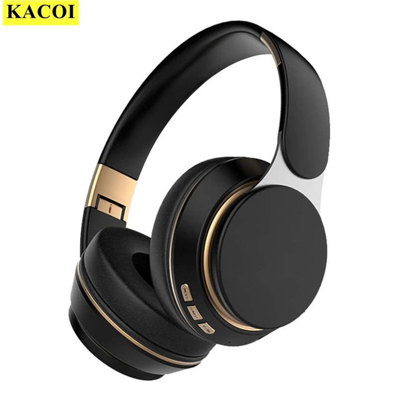 

KACOI Wireless Headphone Foldable Bluetooth Headset HiFi Stereo Headphones with Mic TF card Over Ear Sports Gaming HD Earphones