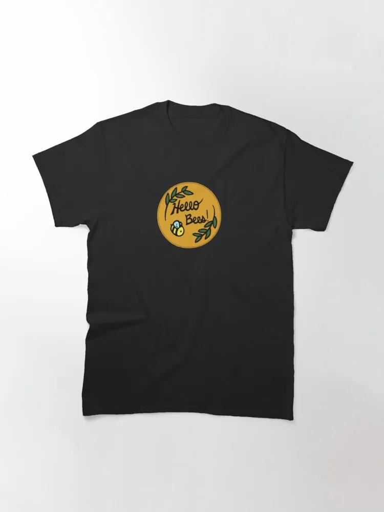 

Tops T Shirt Women Hello Bees! (golden) Classic T-Shirt