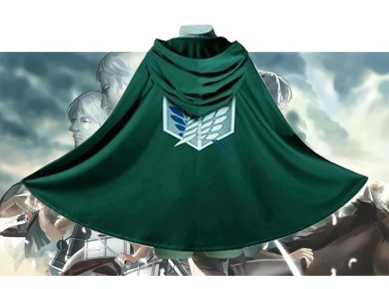 

Anime Attack on Titan Cloak Shingeki no Kyojin Scouting Legion Aren / Levi Capes Cosplay Costume
