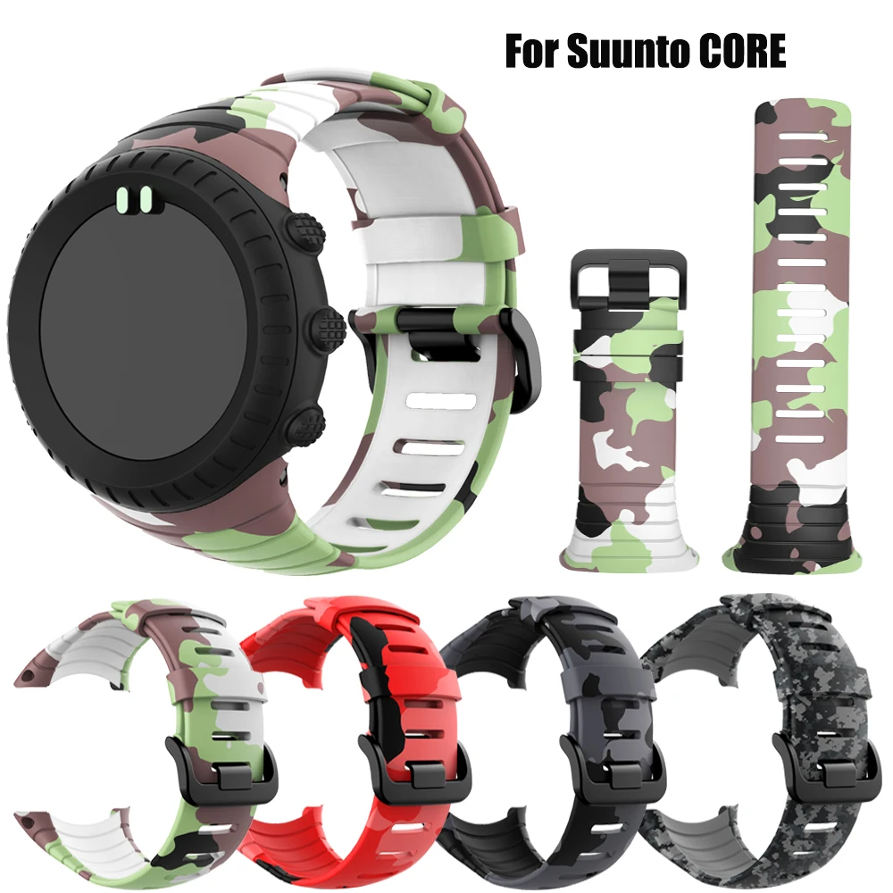 Высококачественный силиконовый ремешок для часов Suunto Core резиновый сменный
