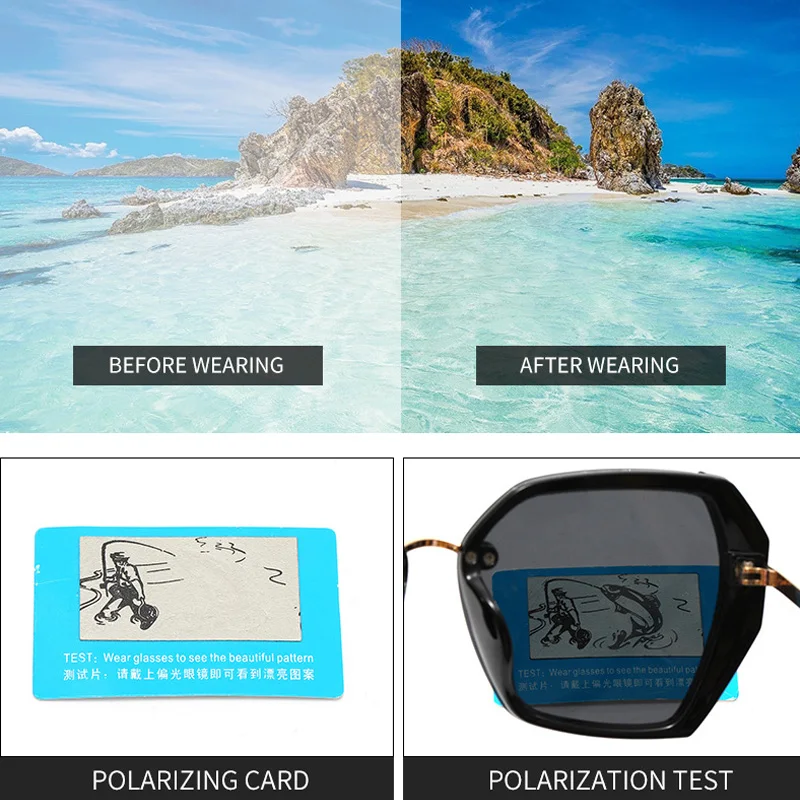 

2021 New Irregular Square Polarized Sunglasses Women Vintage Brand Designer Gradient Sun Glasses Oversized Elegant Ladies Shades