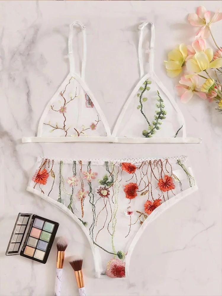 

Горячее порно, женский сексуальный комплект нижнего белья, нижнее белье с вышивкой, сетчатые прозрачные комплекты с бюстгальтером, модный костюм для сна с V-образным вырезом