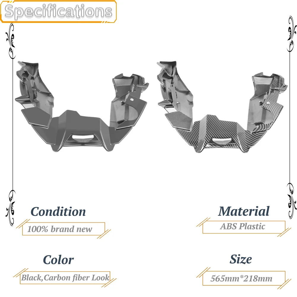 2018 трассовый спойлер для двигателя мотоцикла панель живота нижний обтекатель