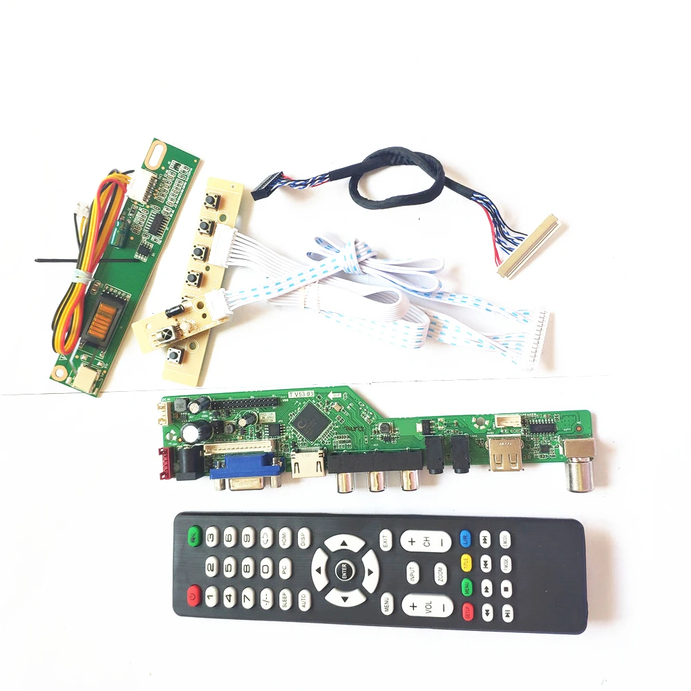 Для LTN141XB L02/L03/L04 клавиатура + Пульт ДУ инвертор совместимому с HDMI VGA USB AV RF ЖК