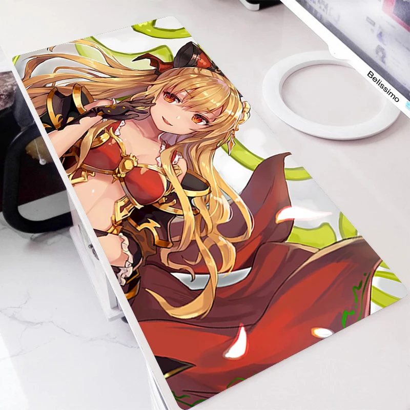 

Gaming Pads Mouse Mats Mousepad Anime Gamer Desk Mats Extended For Office Keyboard Accessories Carpet Beautiful Kawaii GrandBlue