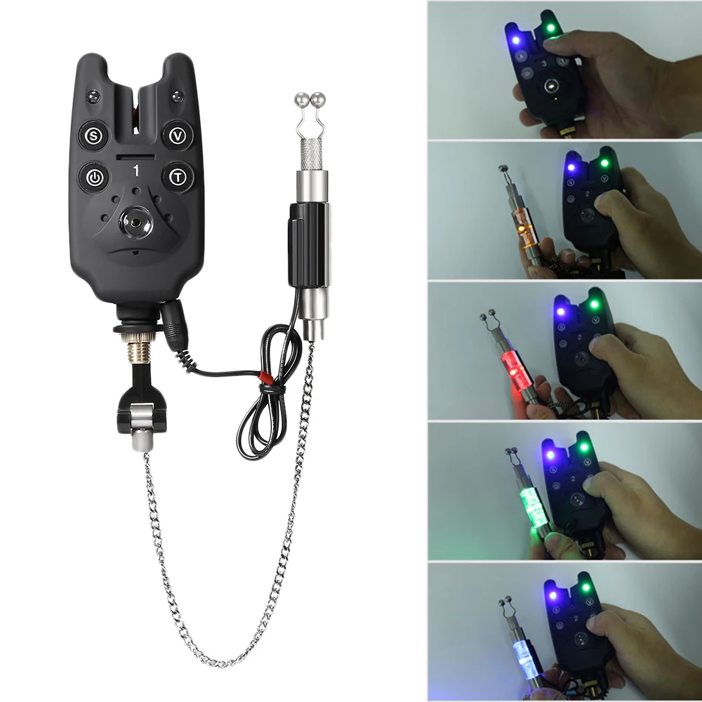 Беспроводной цифровой сигнализатор для ловли рыбы сигнализация рыбалки 4 с ЖК