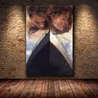 Картина из классического фильма Титаник Леонардо ДиКаприо, картина на шелковом холсте, плакат на стену, домашний декор