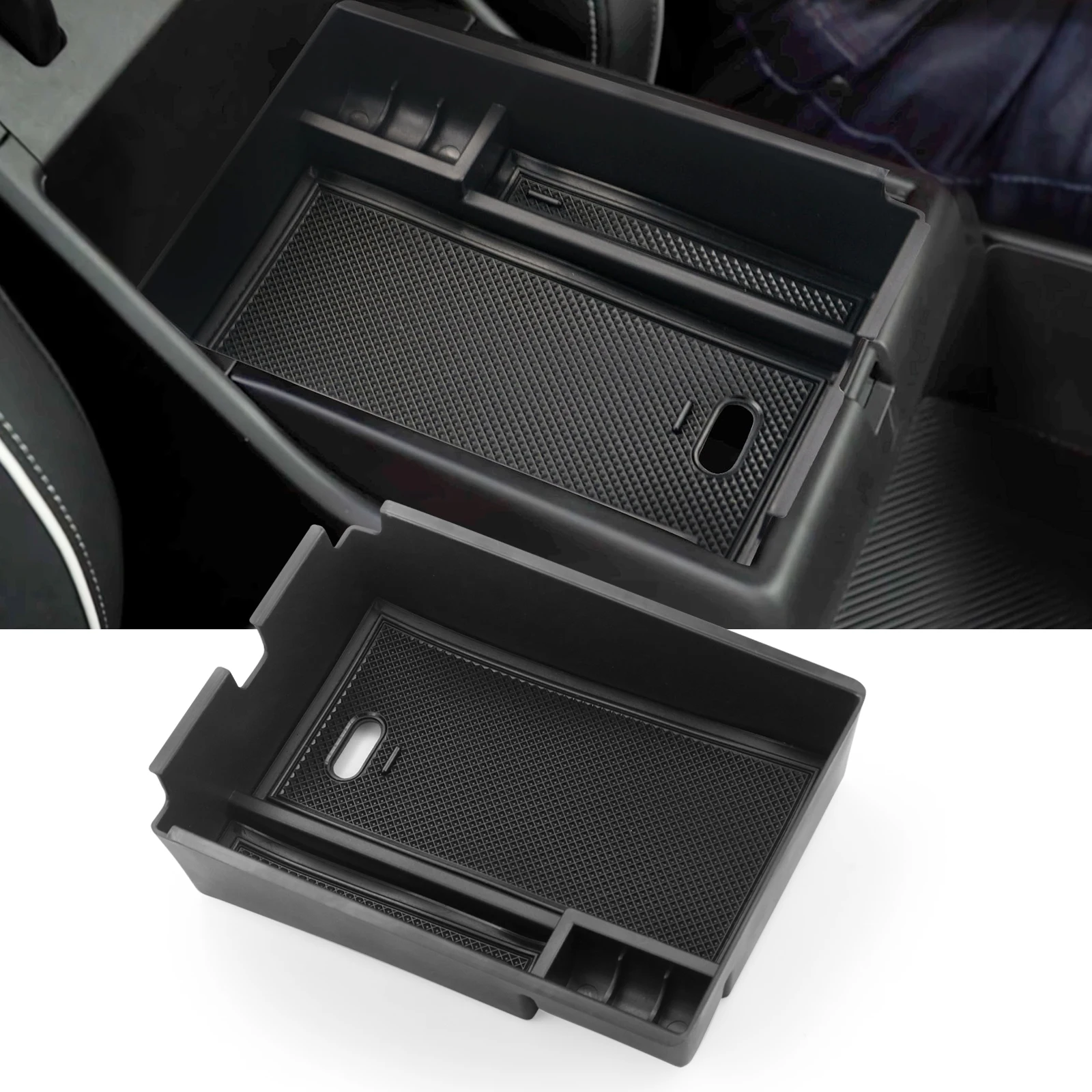 

RUIYA For Sportage NQ5 2022 Car Armrest Box Storage Central Control Container Auto Interior Organizer Kia Sportage Accessories