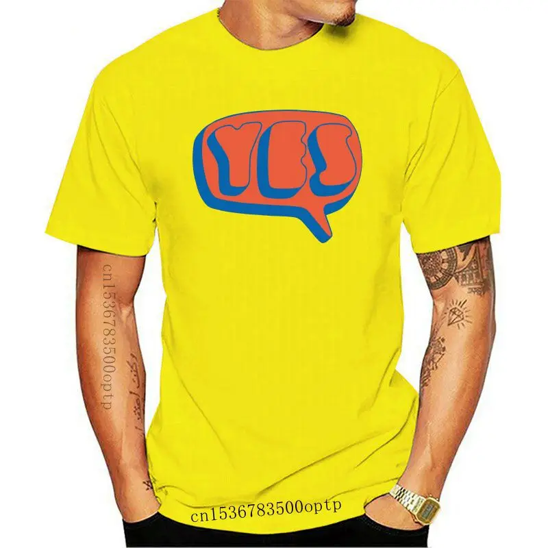 

Официальная футболка с рисунком да, Джон Андерсон, Крис сквир, рок-группа, мужские хлопковые мужские и женские топы, футболка