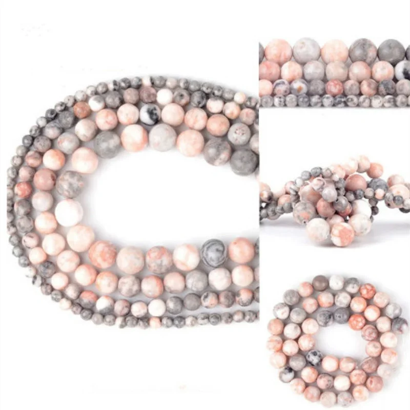

Натуральные розовые очаровательный Камень Круглые бусины для изготовления ювелирных изделий