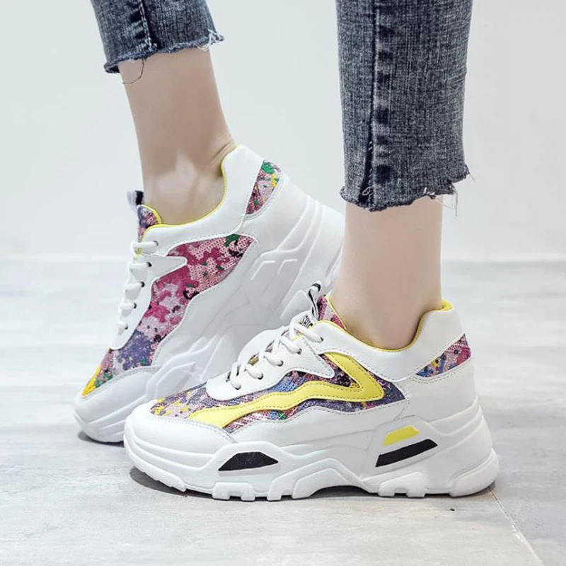

Early Spring 2020 New Daddy Shoes Women's Original House All Kinds Of Color Matching Thick Bottom Breathable Casual Sports Shoes