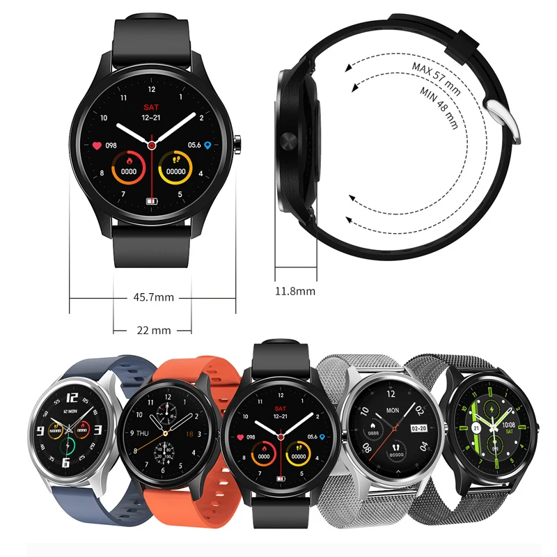 

Mam Women Smart Sport Watches Band Bluetooth Fitness Tracker Activity Bracelet Smart Pedometer Watch With Pressure Measurement