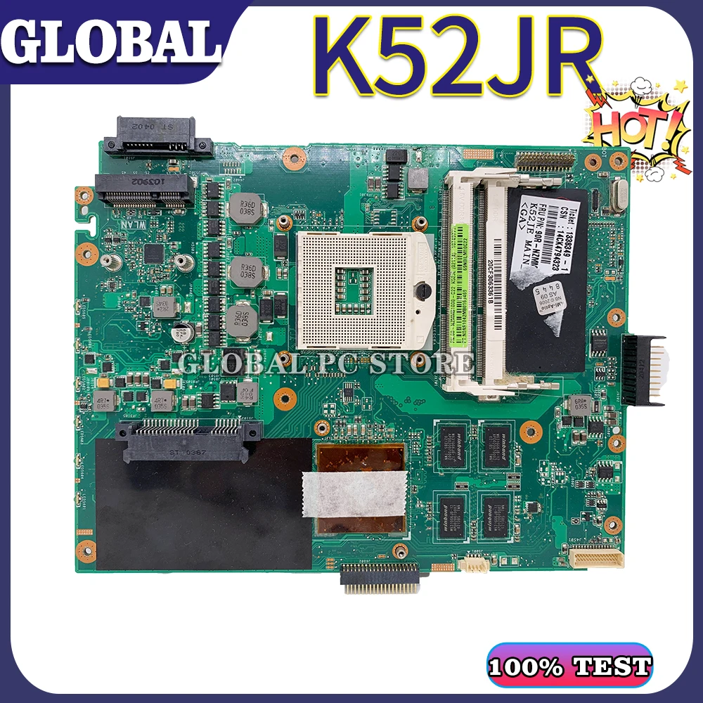Материнская плата KEFU для ноутбука рабочая K52JT K52J K52JR A52J P52JR P52J материнская DDR3 100%