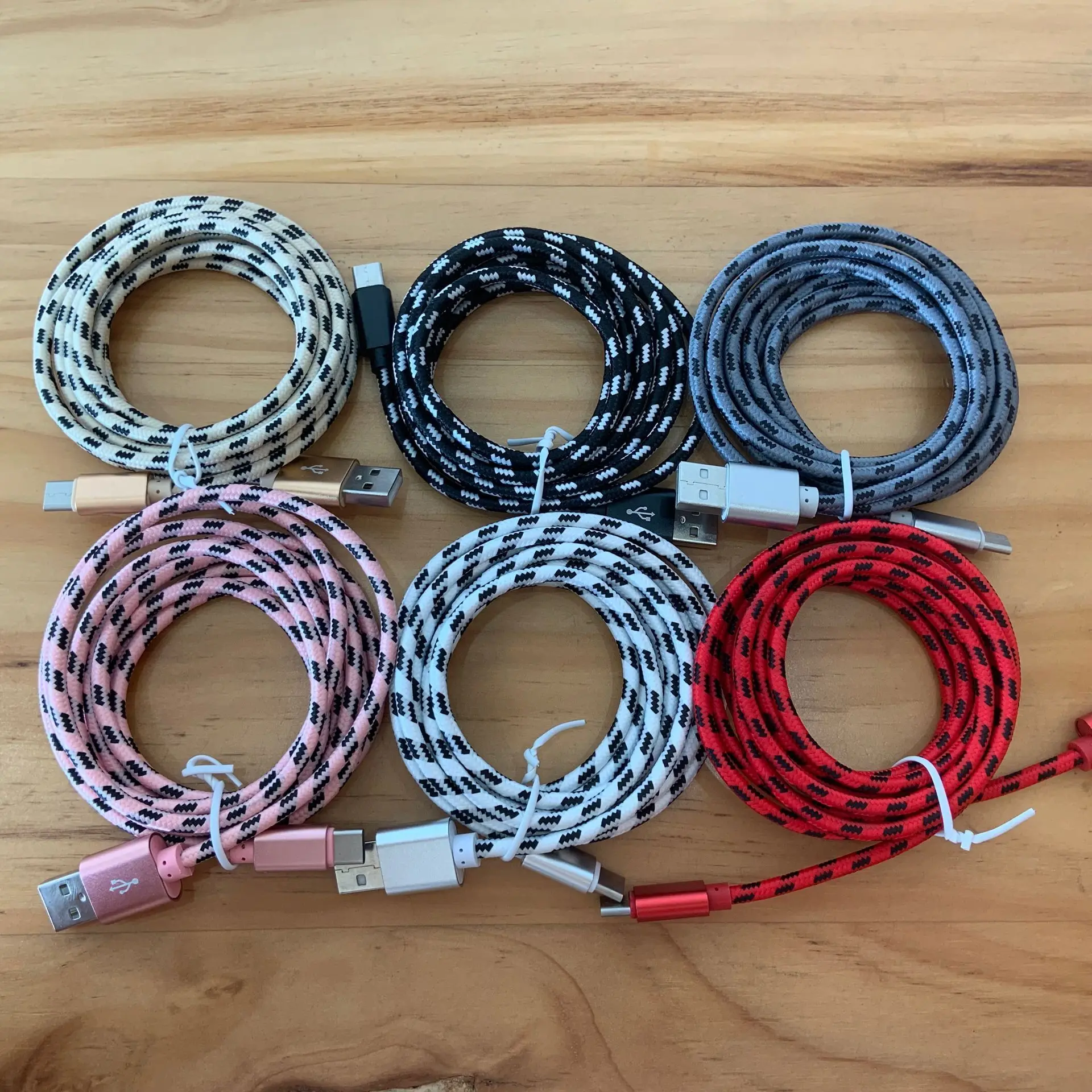 500 шт. кабель Micro USB Type C 8pin для быстрой зарядки телефонов Xiaomi Redmi Note5|Кабели