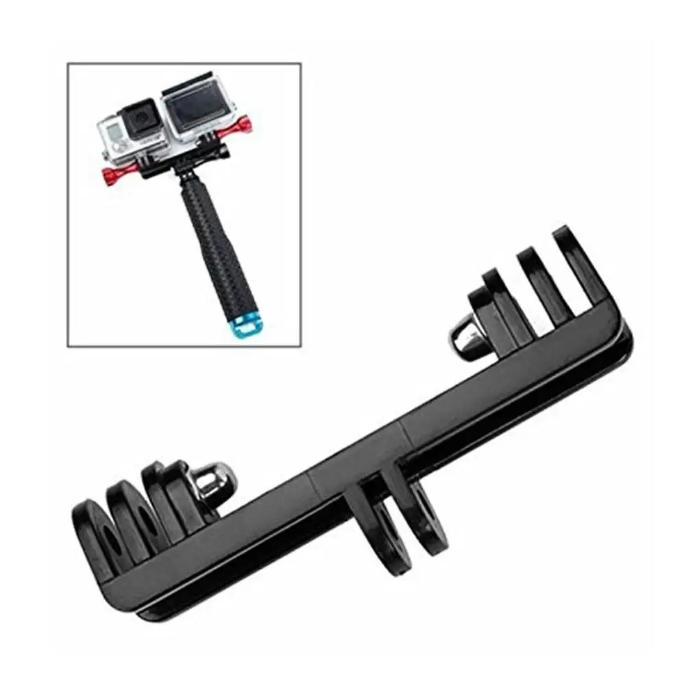 Double Bracket Bridge Dual Adapter Expansion 2 Mount Selfie Connector for GoPro Hero Sport Camera Part