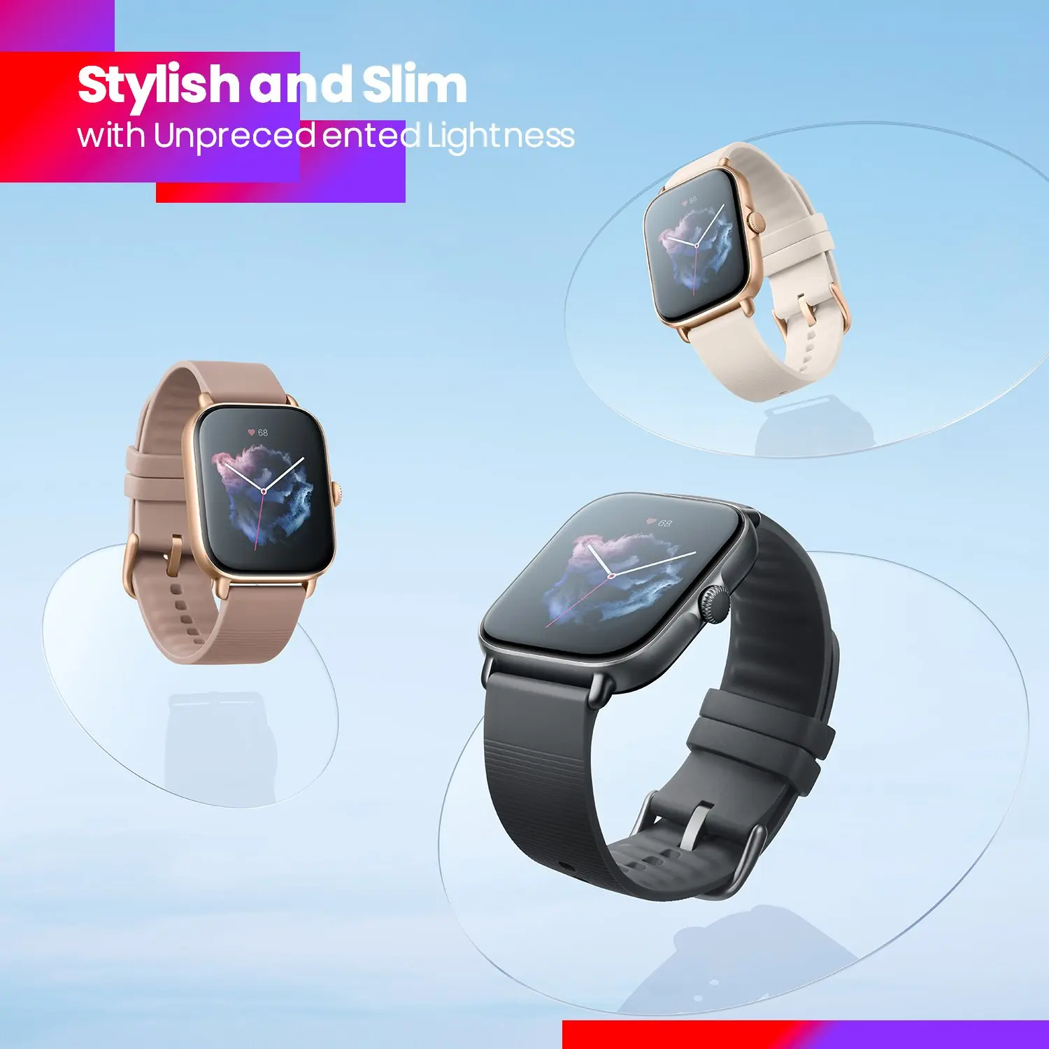Смарт-часы Amazfit GTS 3 GTS3 2021 дюйма AMOLED дисплей | Электроника