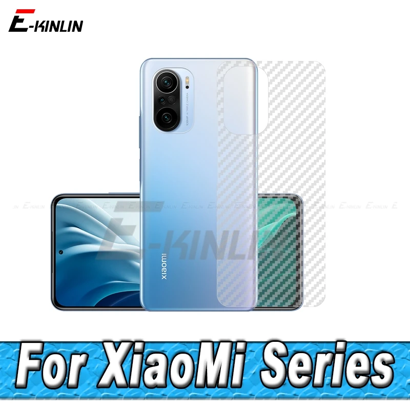 Защитная пленка для задней панели из углеродного волокна Xiaomi Mi 11i 11X 11 10i 10T Note 10 Ultra
