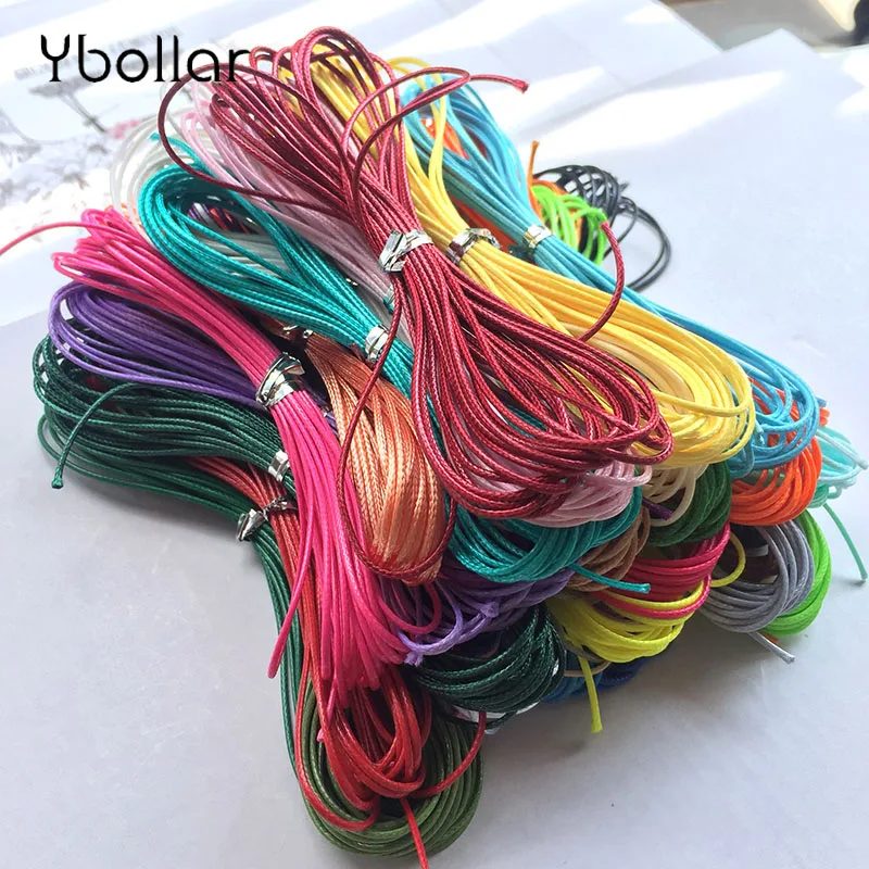 

1mm 4 Meters Waxed Cotton Cord Beading Waxed String Rope for Jewelry Making Bracelet Necklace DIY Macrame Thread