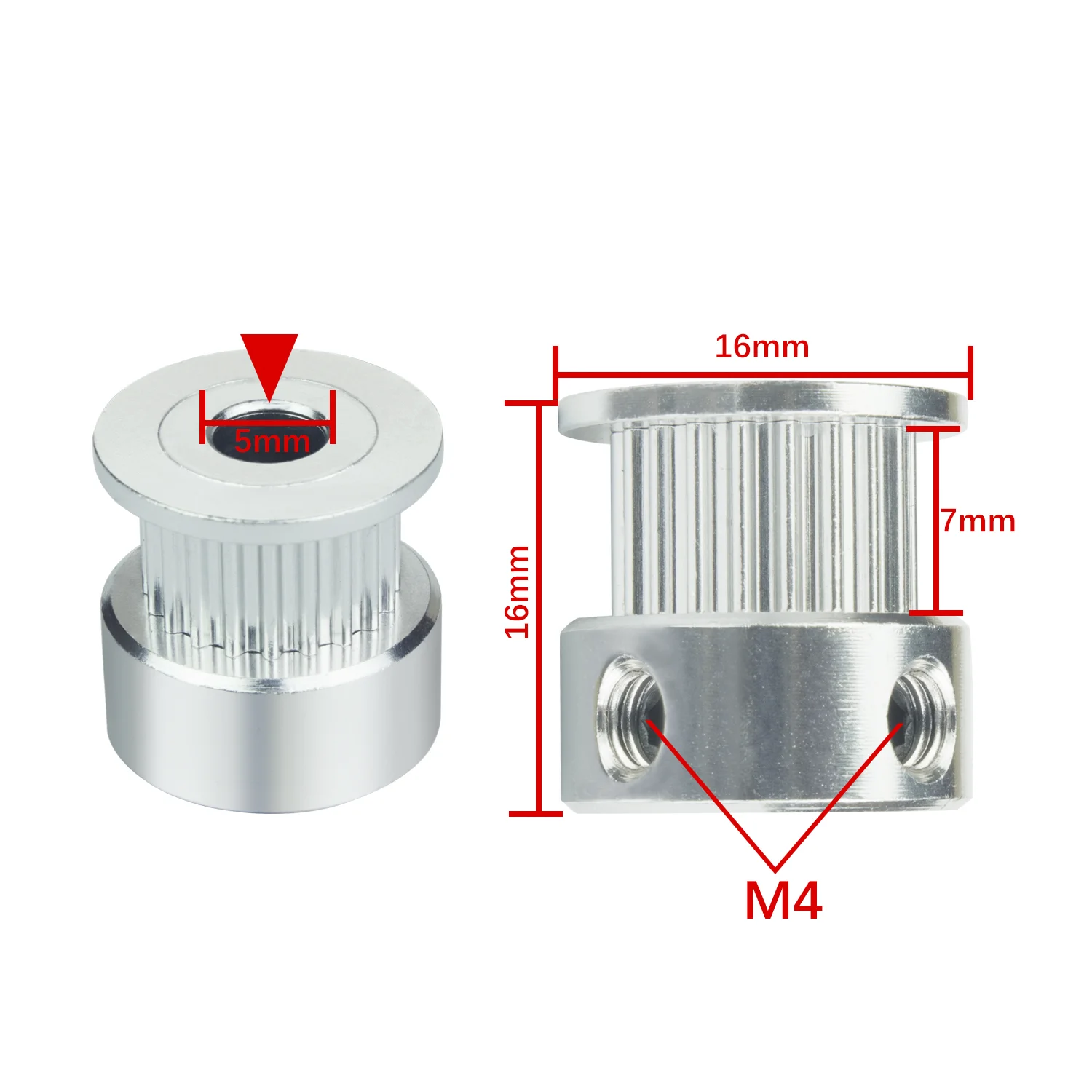 Комплекты для 3D принтера SIMAX3D GT2 алюминиевый шкив синхронизации 20 зубьев