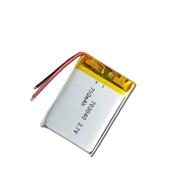 3-30 шт 3 7 V Lipo cells 703040 750mah литиевая полимерная аккумуляторная батарея для MP3 MP4 GPS