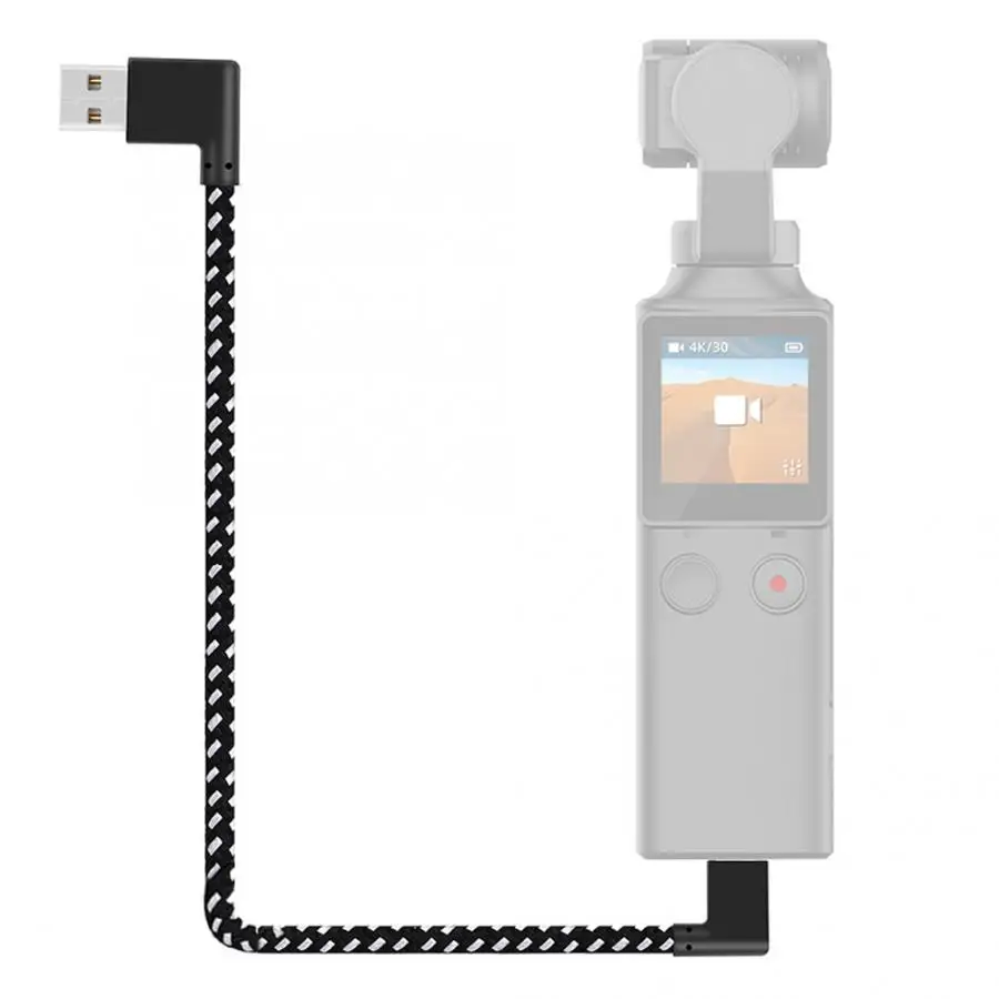 Нейлоновый ручной зарядный USB кабель для камеры адаптер передачи данных