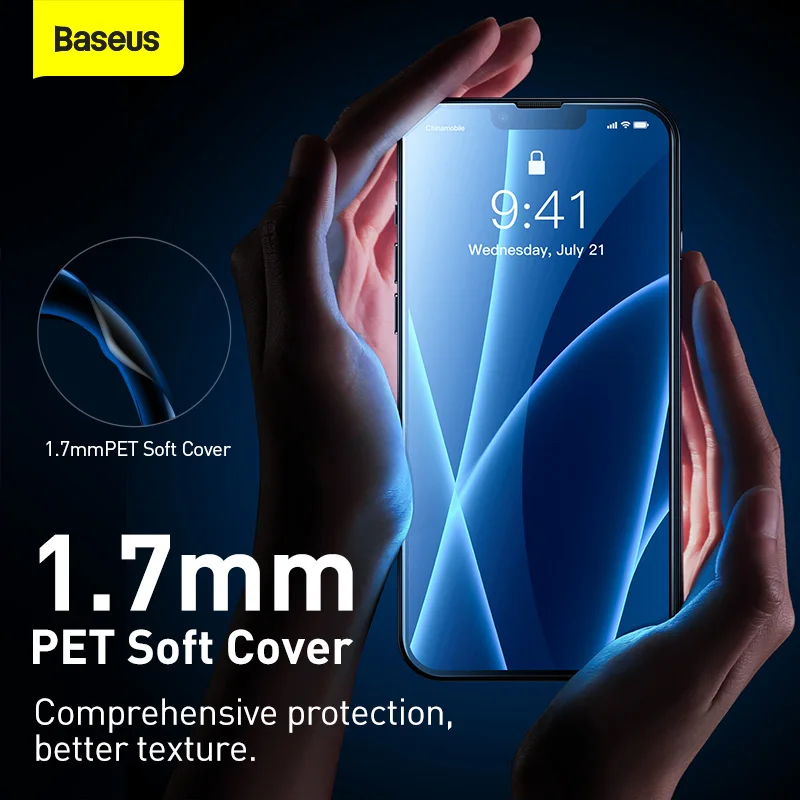 Baseus 2 шт. 0 23 мм защита для экрана закаленное стекло iPhone 13 Pro Max полное покрытие
