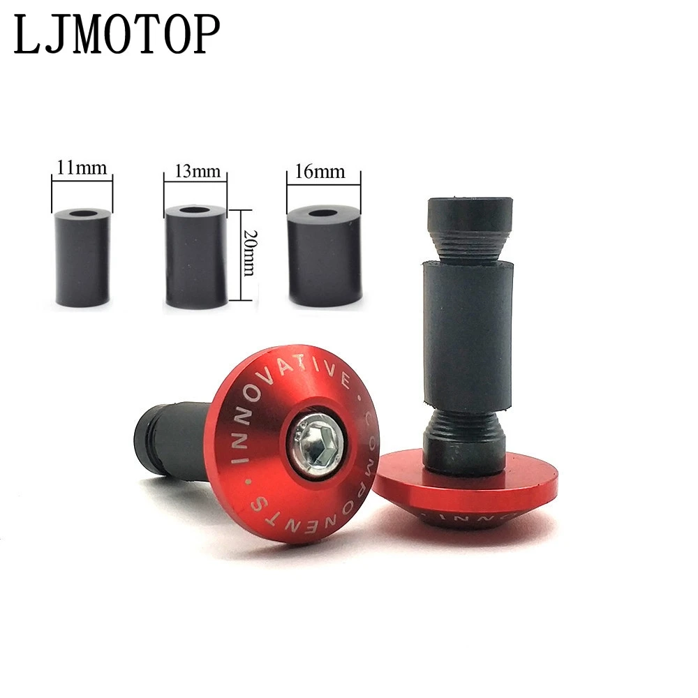 Универсальный мотоцикл Ручка Конец Бар кросс руль заглушка для рукоятки Кепки BMW