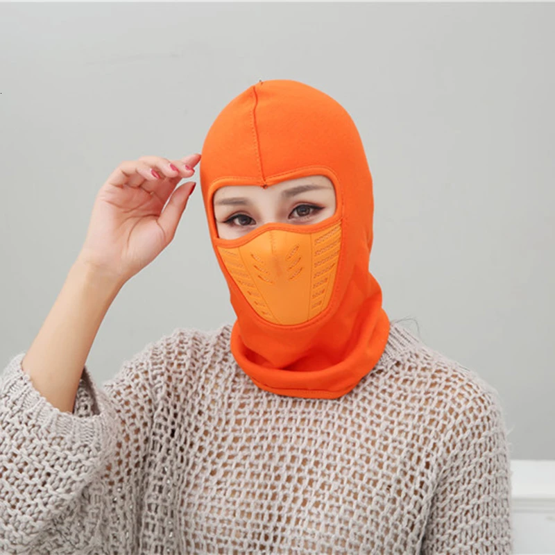 Уличная Зимняя Маска для езды на велосипеде мужчин и женщин Флисовая теплая