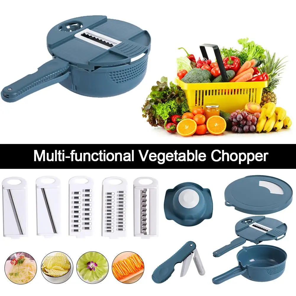 9 в 1 кухонная многофункциональная терка для овощей измельчитель фруктов с