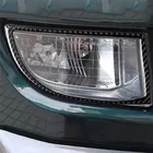 Автомобильные аксессуары для Toyota Land Cruiser Prado FJ 120, панель из углеродного волокна, Хромированная передняя и задняя противотуманная фара, накладка, наклейка для автомобиля