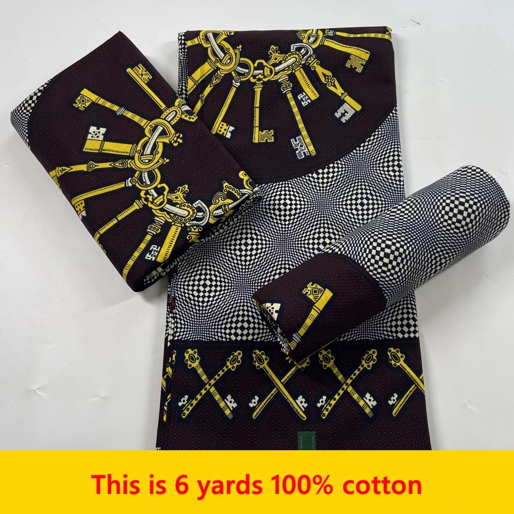 

New 100% Cotton African Original Real Wax Fabric 2023 Veritable Ankara Print Wax Fabric For Wedding Dress Tissue Wedding Dress