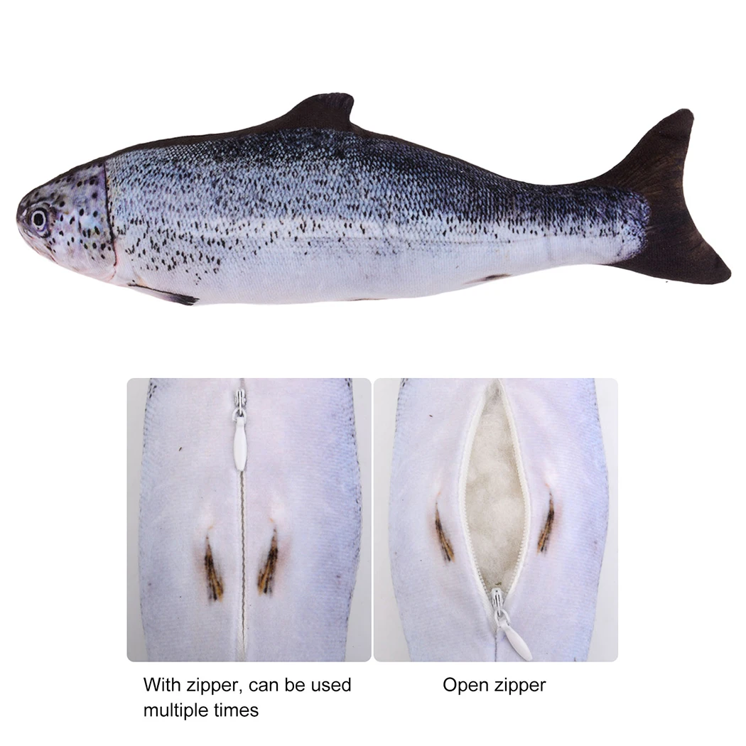 Fish Shape Pet Toy Bite Resistant Catnip Cat Chew Interaction Training Supplies |
