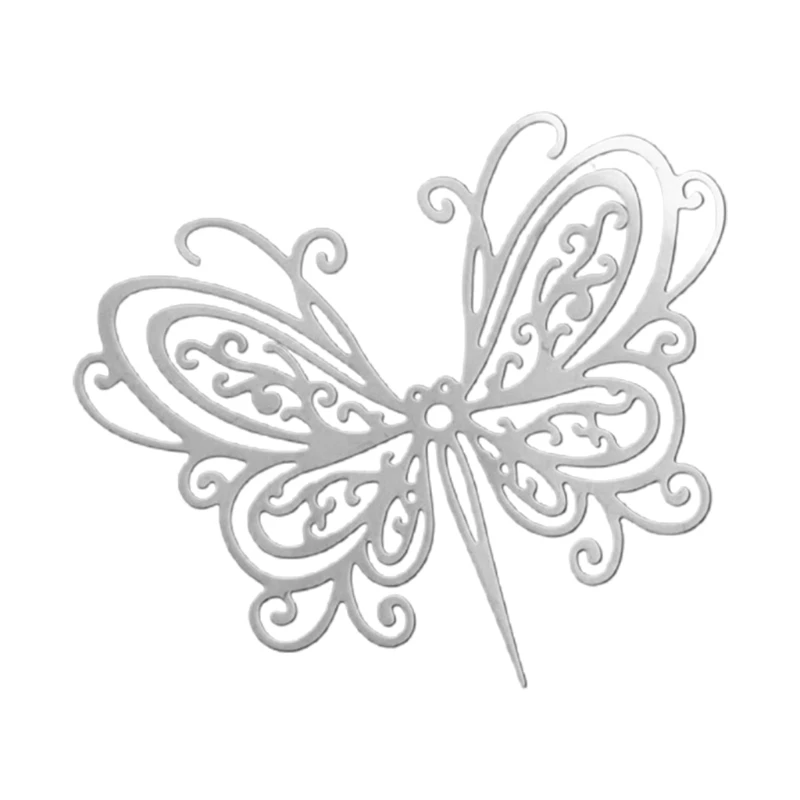 

Металлические Вырубные штампы в виде бабочек, фотоальбом, бумажная карта, шаблон, форма, тиснение, крафтовое украшение