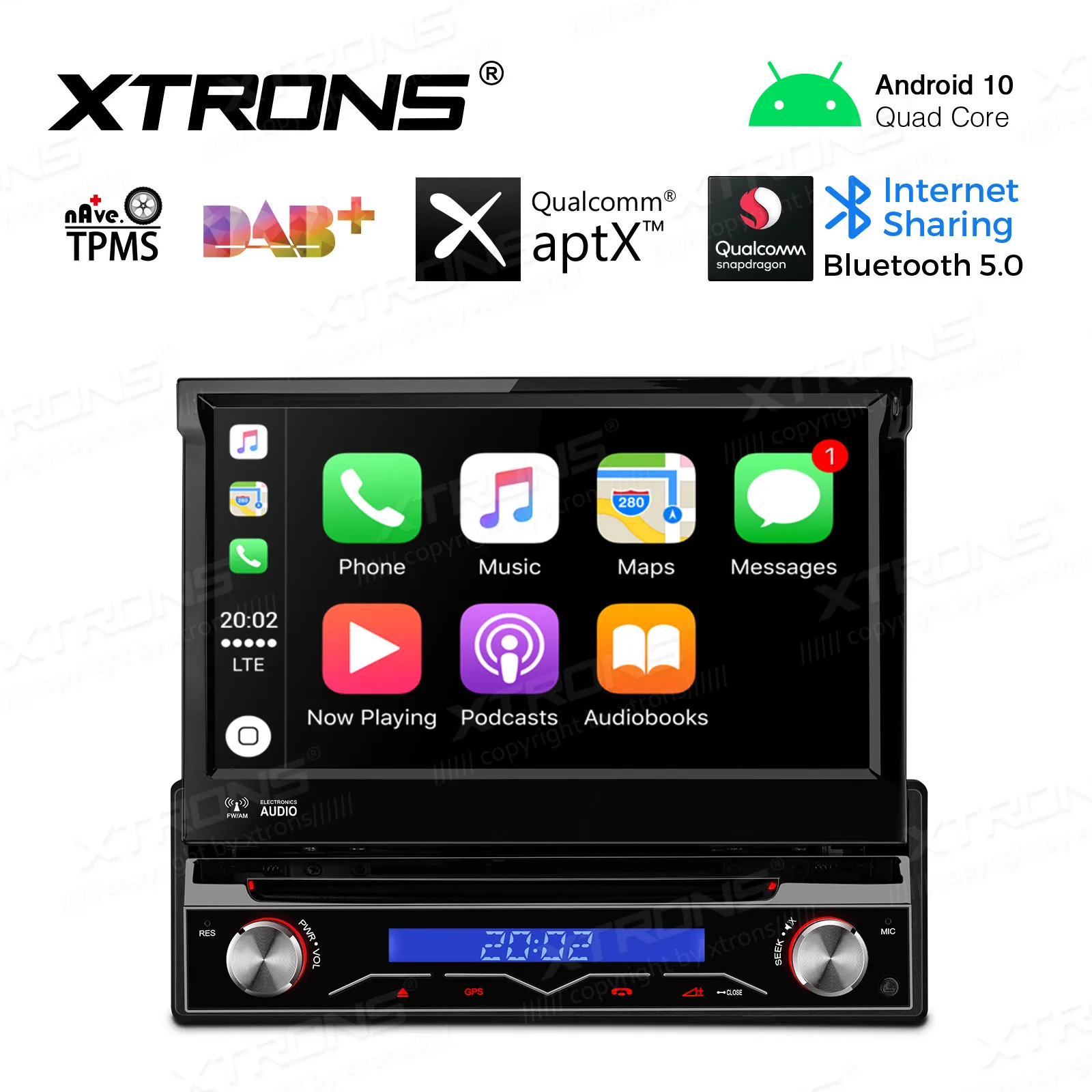 Автомобильная Мультимедийная система плеер на Android 10 0 с 7 &quotэкраном GPS съемной