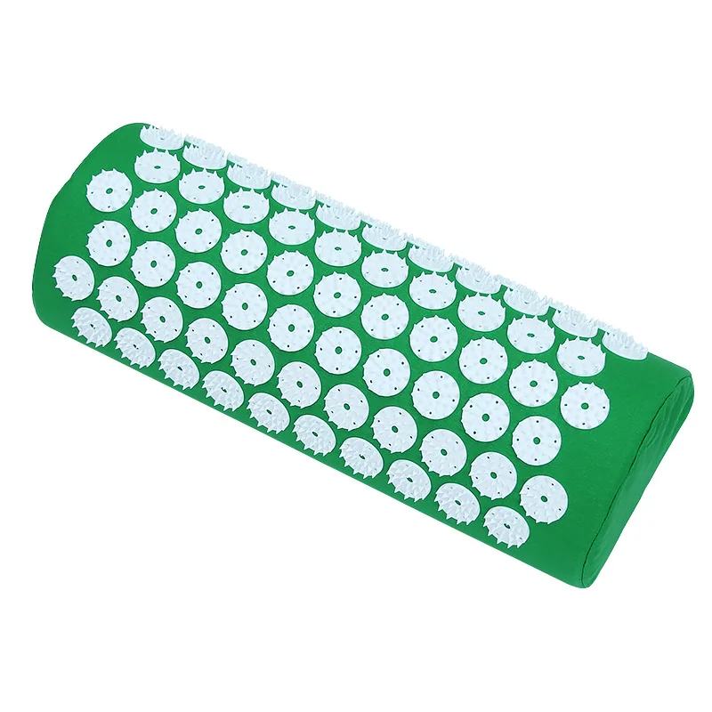 pillow D 66*40 см в форме лотоса коврики для йоги Массажер подушка для фитнеса иглоукалывание мат облегчение боли Массажная подушка для акупрессуры набор Экологичные коврики - Цвет: pillow D