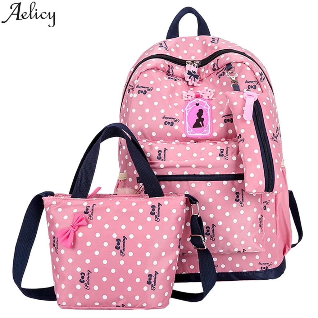 Aelicy модная женская хлопковая Льняная сумка на плечо милый рюкзак Большая