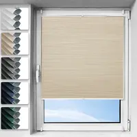 High Quality Curtain Home Decoration Window Shades Privacy Modern Roller Vertical Blinds No Drilling Required Fastener Clamp