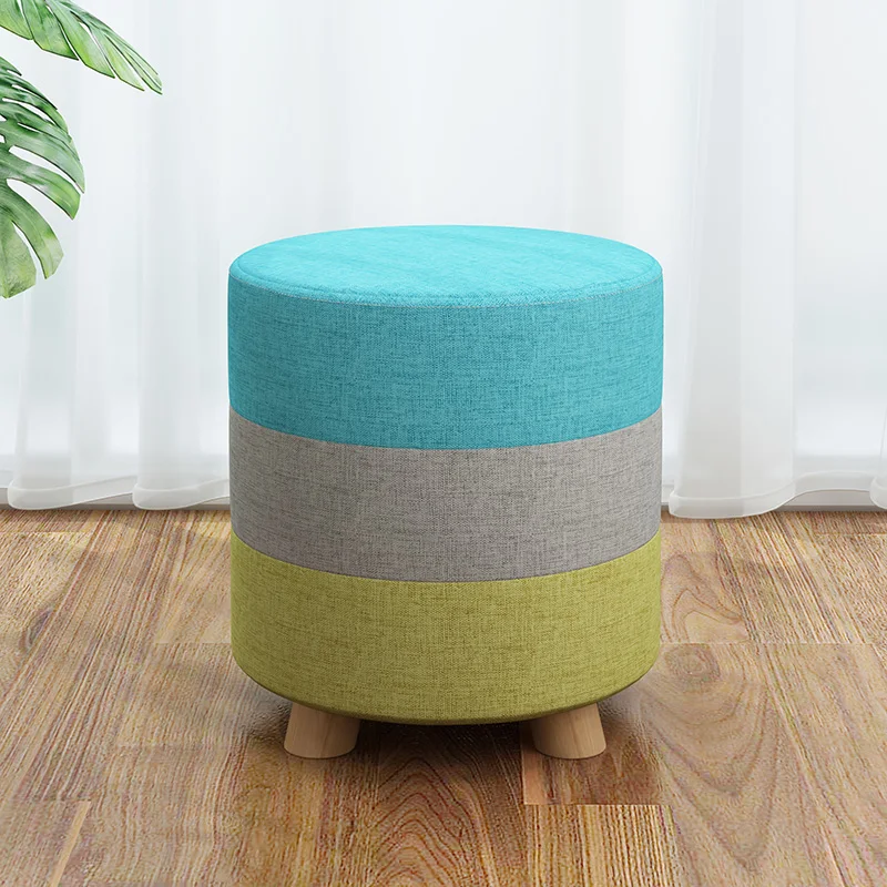 Маленькие Табуретки тканевые современные для дома гостиной спальни макияж