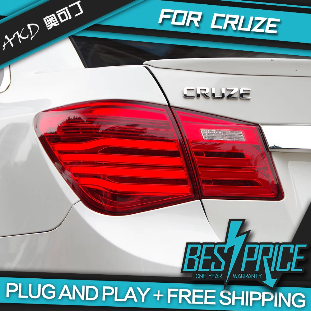 АКД автомобильного тюнинга задних фонарей для Chevrolet Cruze Задние фары светодиодный