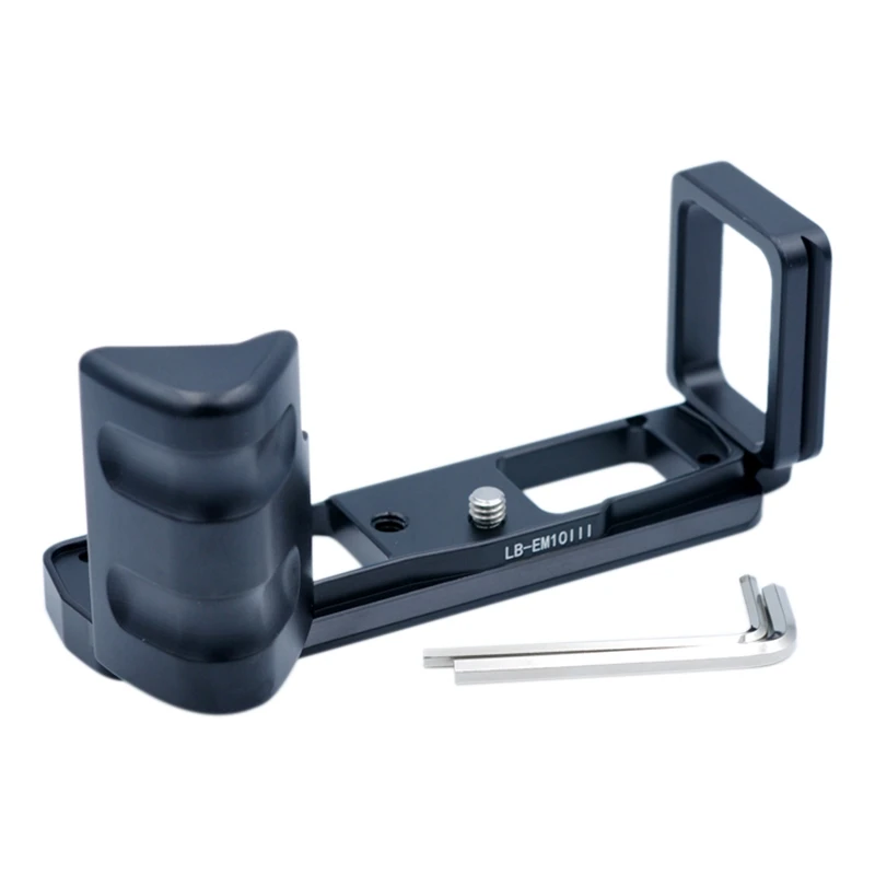 

MOOL Quick Release L Plate Bracket Double Handle for Olympus OM-D E-M10 Mark III EM10 III Camera