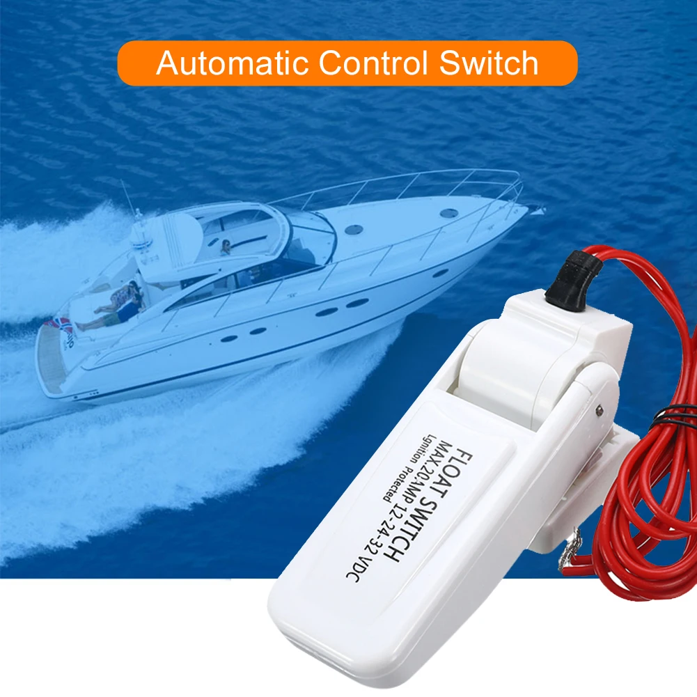 

12v Car Electric Controller auto Boat Marine Bilge Pump Float Switch Water Dc Flow Sensor Switch For Automobiles Accessories