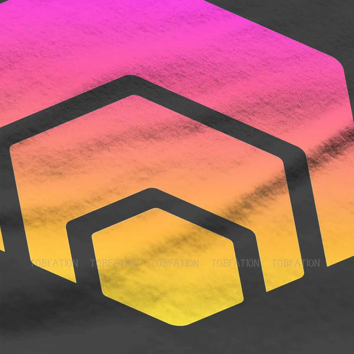 Оригинальная футболка Logotipo de HEX криптовалютическая шестигранная из чистого