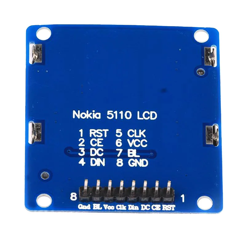 

Smart Electronics Lcd Module Display Monitor Blue Backlight Adapter Pcb 84x48 Lcd for Nokia 5110 Sn For Arduino