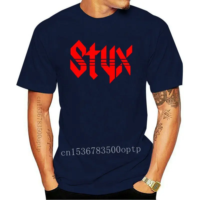

Design Styx American Rock Band Logo Music T-Shirt Bw Size Xs-3Xl Male Female Tee Shirt