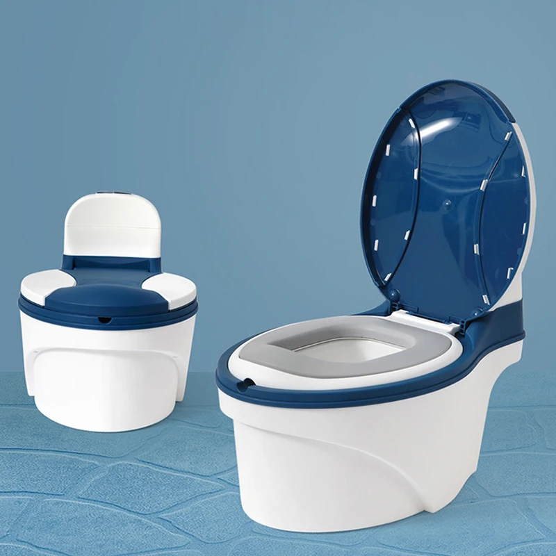Обновление новых детей/малышей Туалет учебный горшок бесплатно щетка + мешок для
