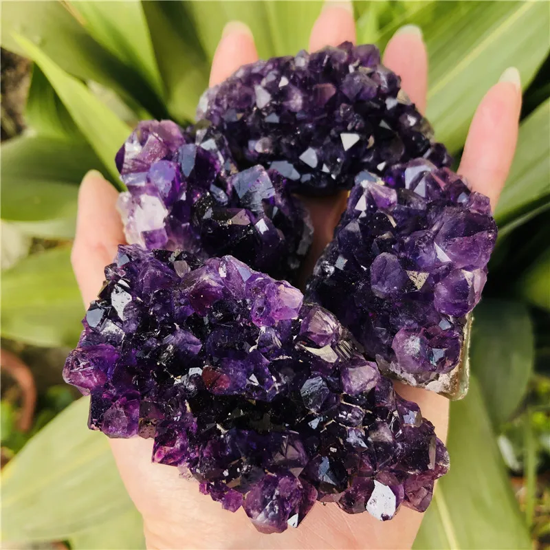 

100-120g Natural Dream Amethyst Quartz Crystal Cluster Specimen Healing