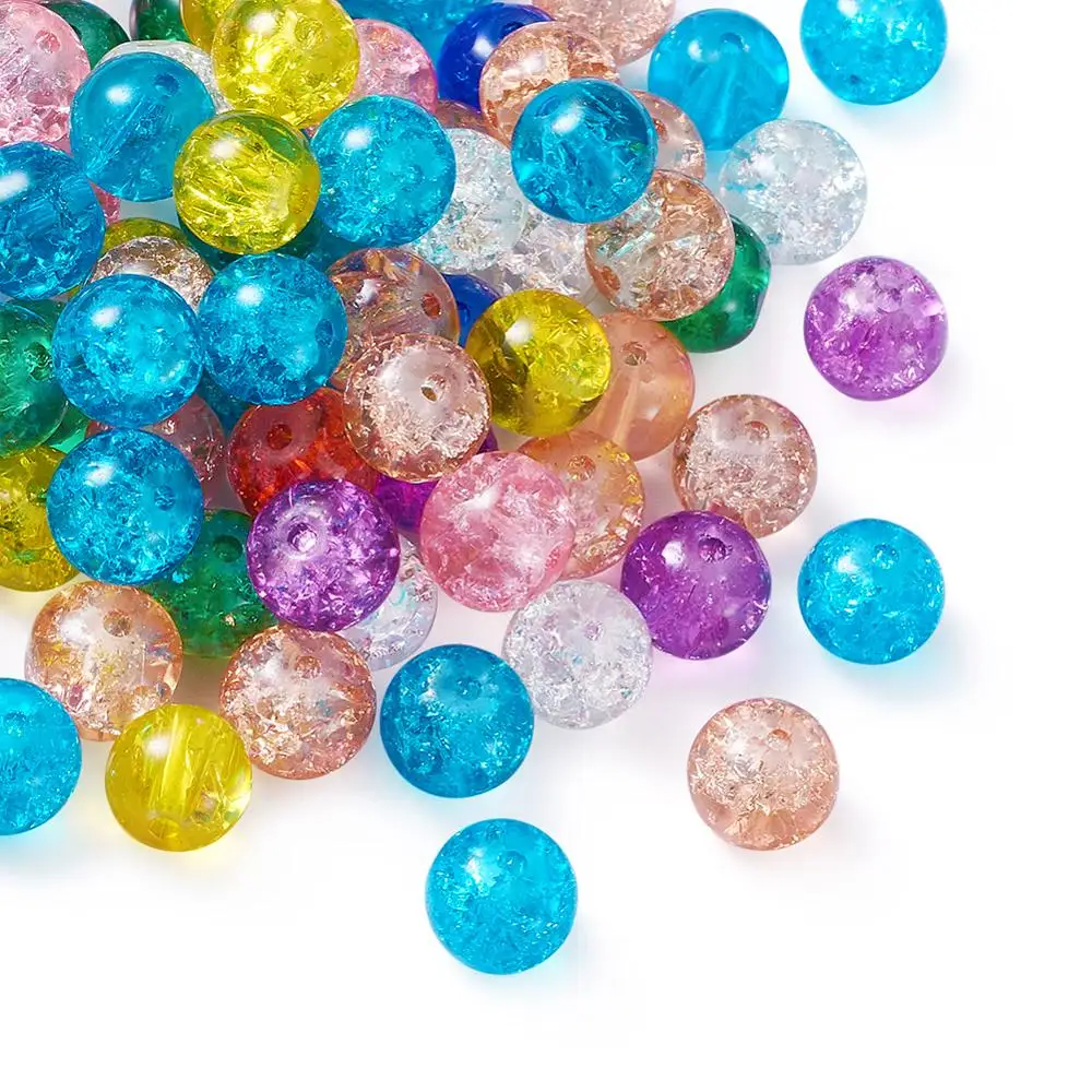 Бусины-разделители круглые 4/6/8/10 мм для самостоятельного изготовления ювелирных